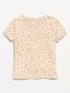 Image number 2 showing, Fitted Short-Sleeve T-Shirt for Girls