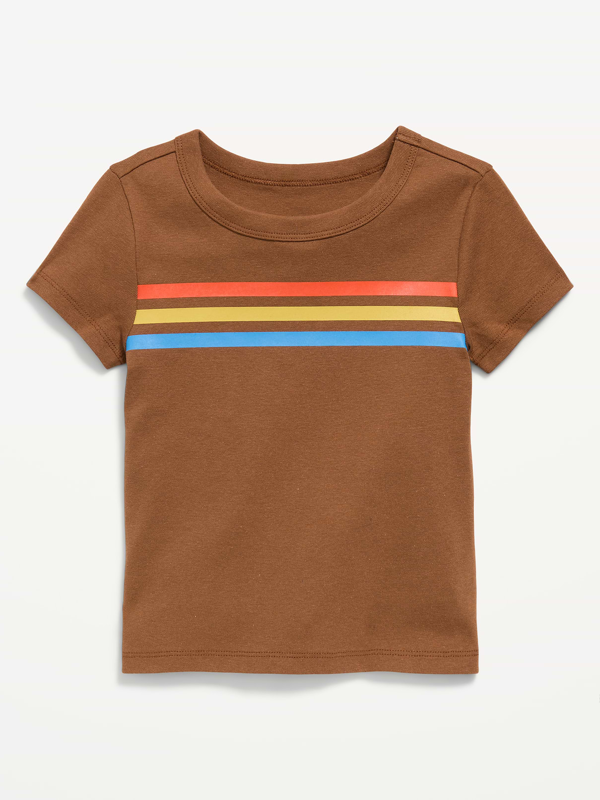 Image number 2 showing, Fitted Short-Sleeve T-Shirt for Girls