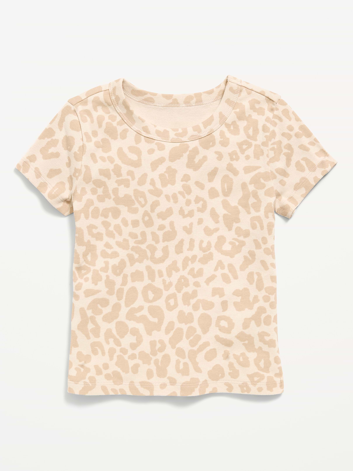 Image number 1 showing, Fitted Short-Sleeve T-Shirt for Girls