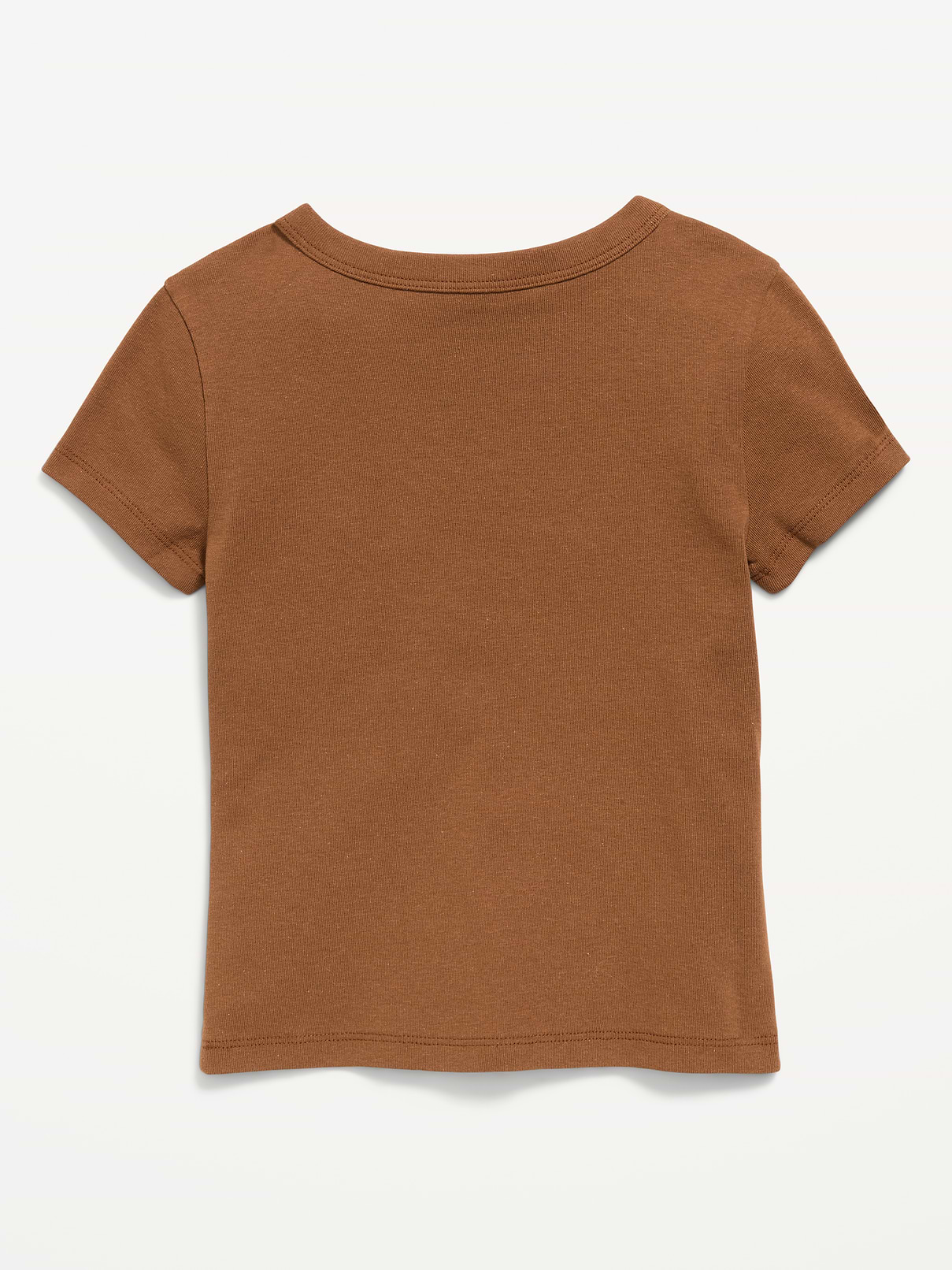 Image number 3 showing, Fitted Short-Sleeve T-Shirt for Girls