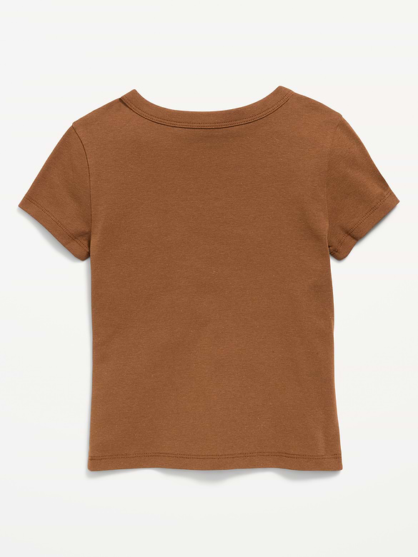 Fitted Short-Sleeve T-Shirt for Girls