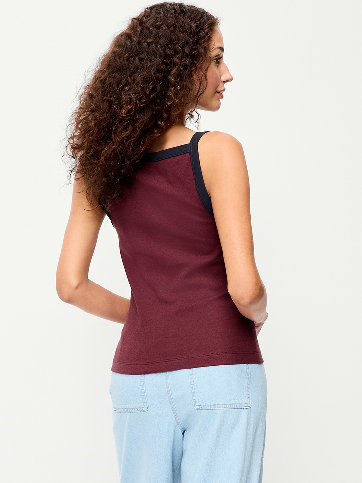 Image number 2 showing, Snug Apron-Neck Tank Top