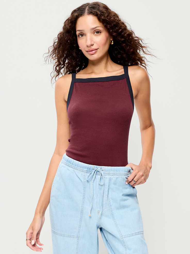 Image number 1 showing, Snug Apron-Neck Tank Top