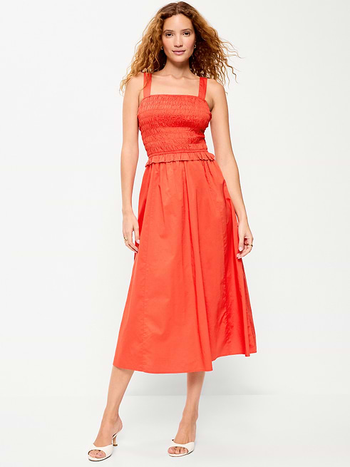 midi dress nearby MASCOMODA Womens Dresses 2026 Fall Long Sleeve Casual V Neck Button Down Tiered Flowy Aline Tie Waist Shirt Dress(Army Green,Small) at Amazon Women's Clothing store or no bra Fit & Flare Smocked-Bodice Midi