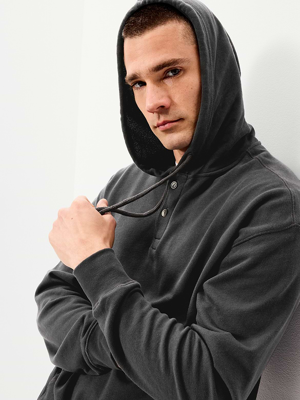 French Terry Pullover Hoodie