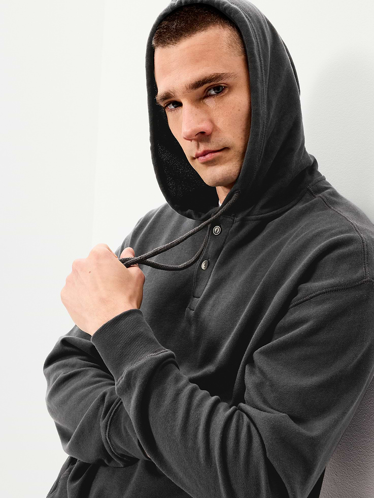 Image number 3 showing, French Terry Pullover Hoodie