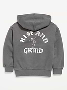 Image number 2 showing, Oversized Graphic Zip Hoodie for Boys