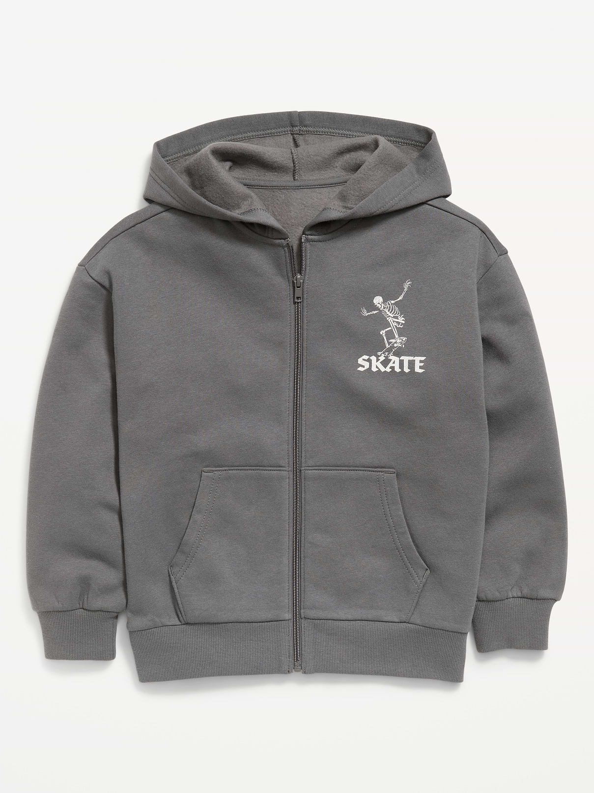 Image number 1 showing, Oversized Graphic Zip Hoodie for Boys