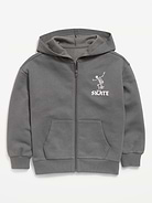 Image number 1 showing, Oversized Graphic Zip Hoodie for Boys