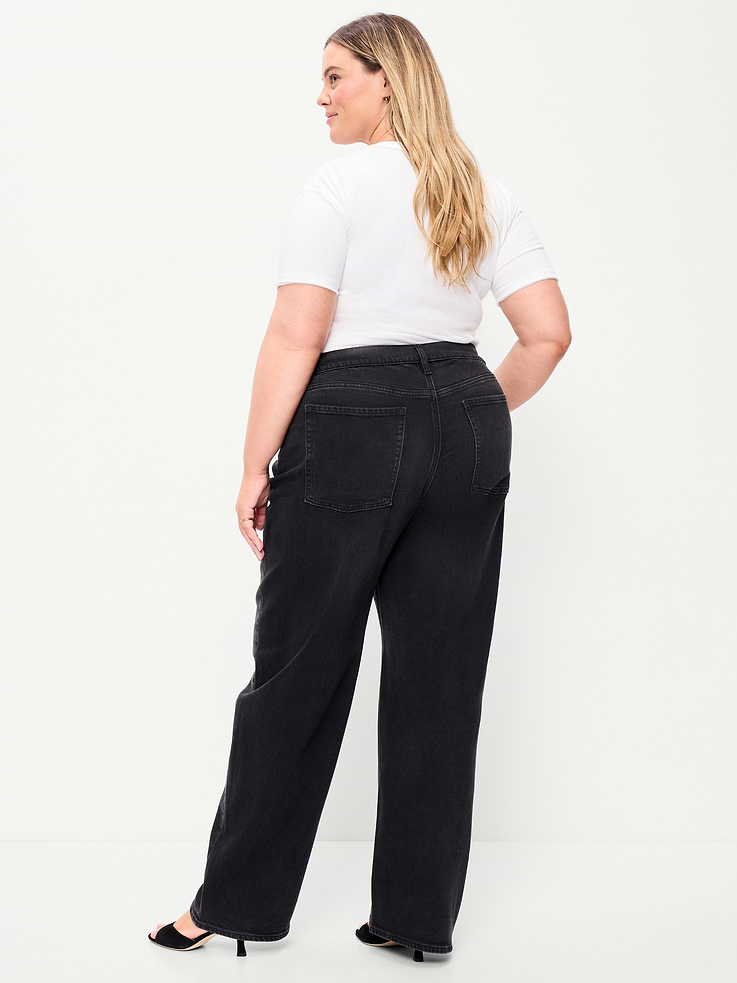 Image number 8 showing, Low-Rise Loose Jeans