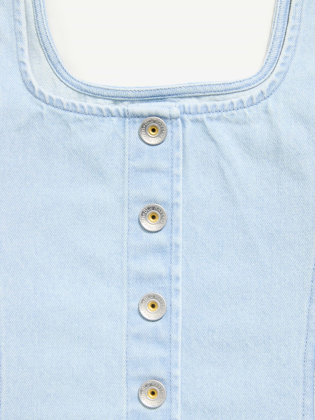Image number 4 showing, Button-Front Denim Tank Top for Girls