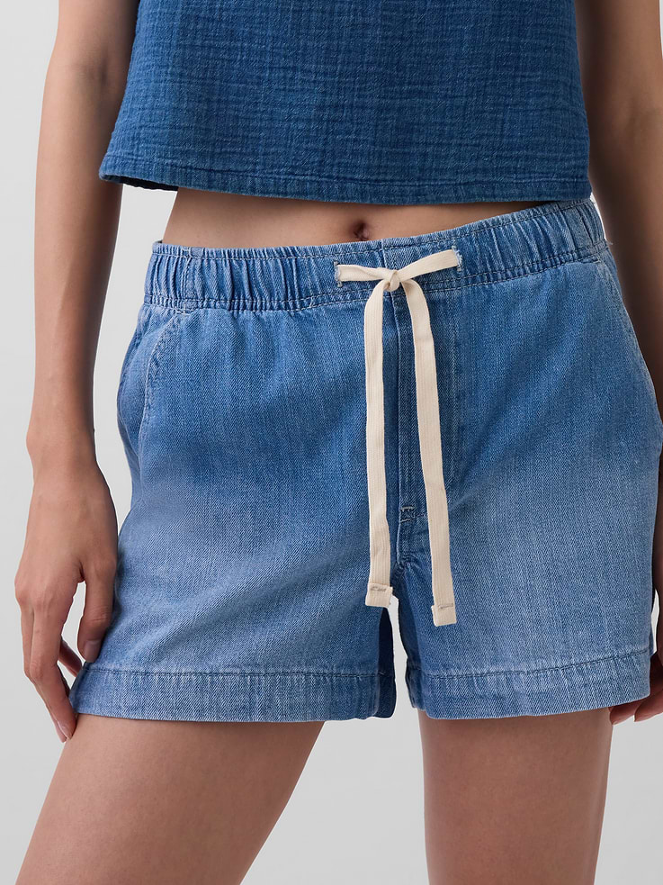 Image number 5 showing, 4" Denim Easy Shorts