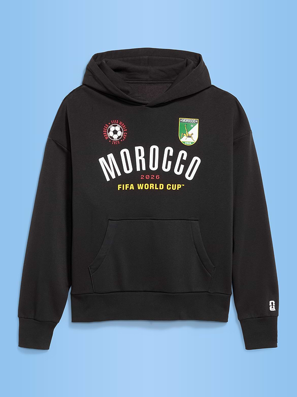 FIFA World Cup 26™ Morocco Oversized Pullover Hoodie for Men