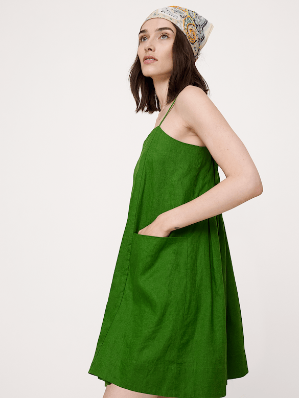 Linen Mini Dress