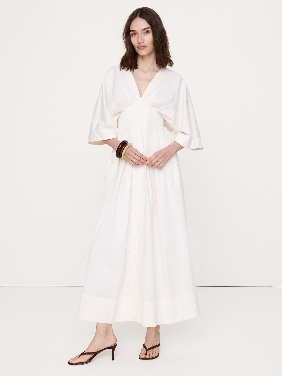 silk long white dress Halter tie neck backless gown dubai abaya Perfect for a special Already Iconic Strapless Beaded Color:Sage/Gold