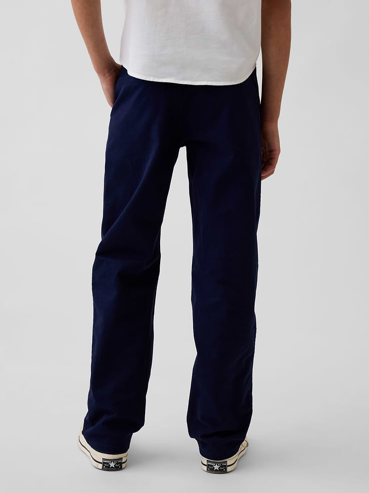Image number 4 showing, Kids Uniform Stretch Relaxed Straight Khakis