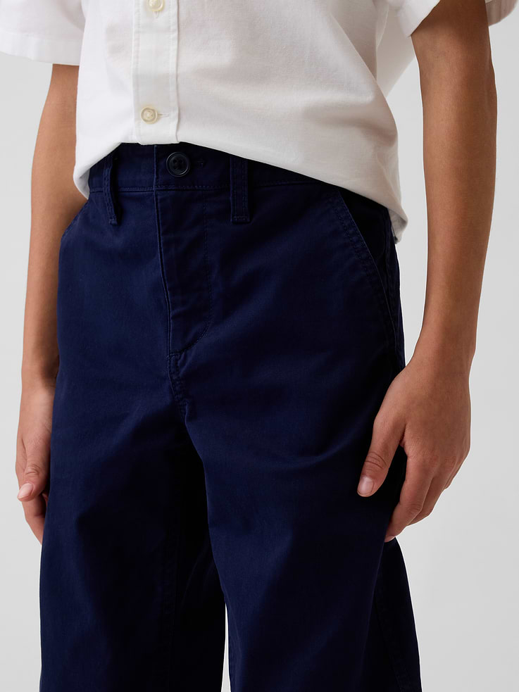 Image number 5 showing, Kids Uniform Stretch Relaxed Straight Khakis