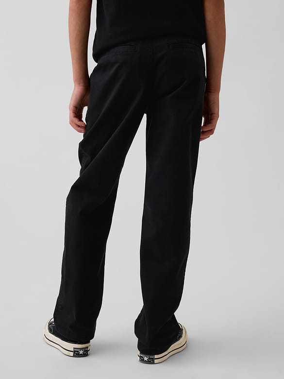 Kids Uniform Stretch Relaxed Straight Khakis
