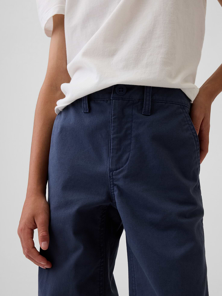L'image numéro 5 présente Pantalon kaki d’uniforme décontracté et extensible pour Enfant