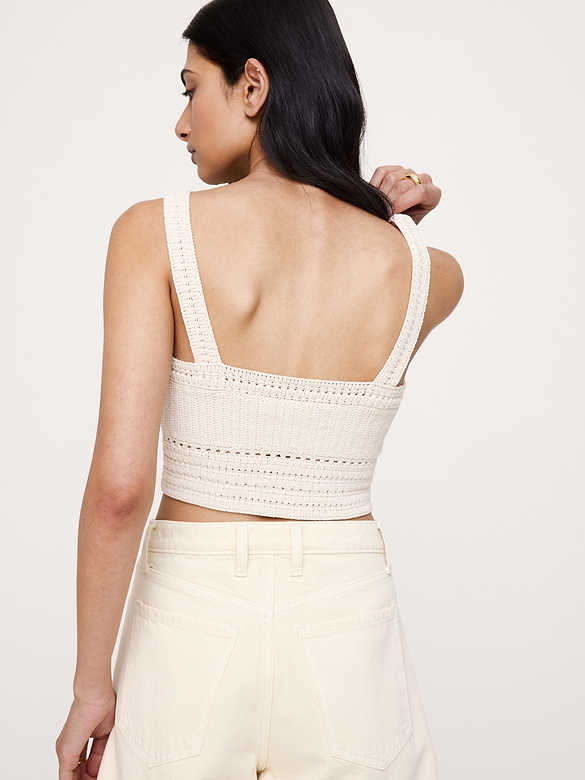 Cotton Crochet Bralette