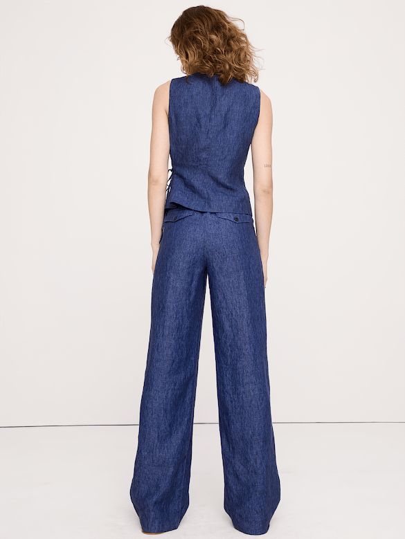The Everyday Wide-Leg Pant in Linen
