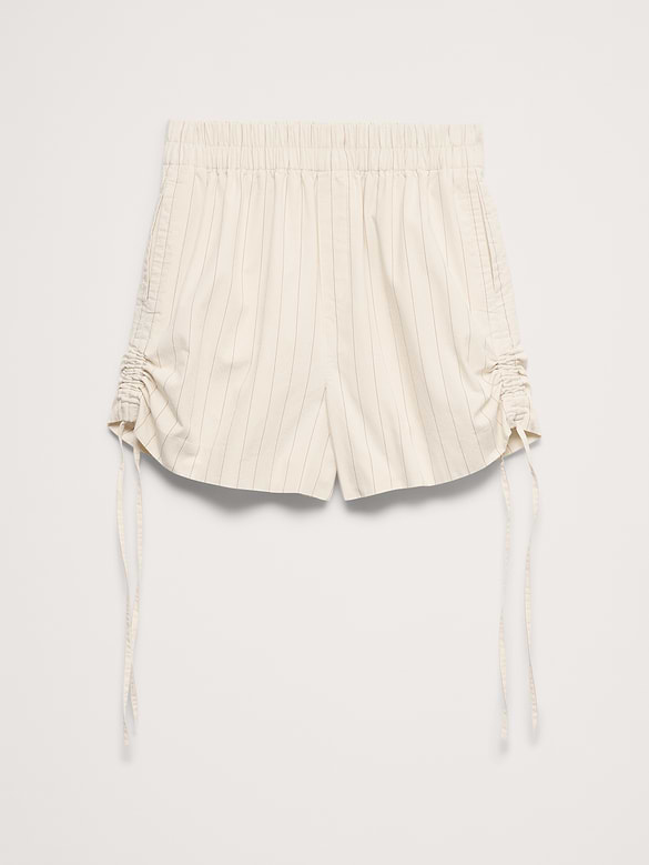 Cotton Poplin 3" Side-Tie Short