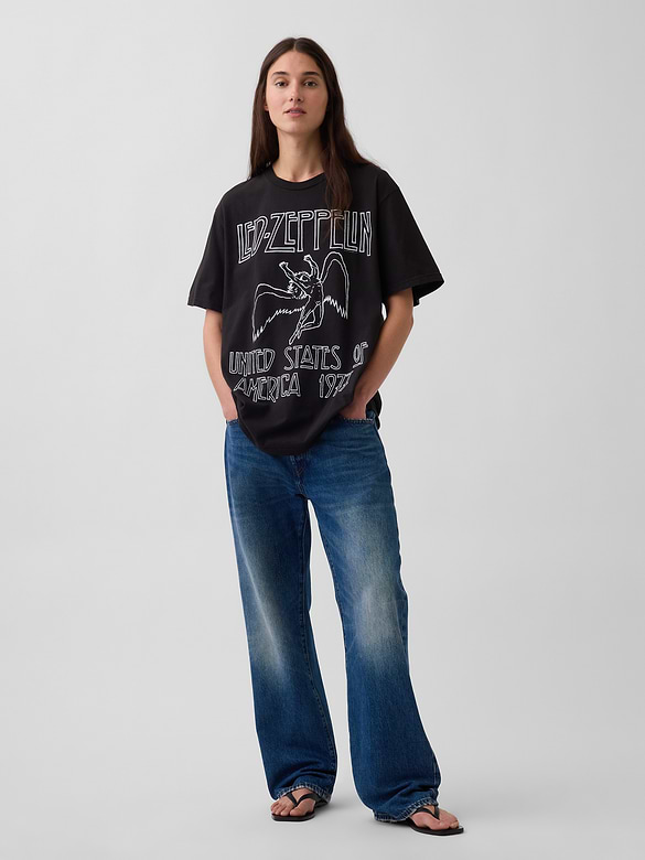 Led Zeppelin Relaxed Graphic T-Shirt