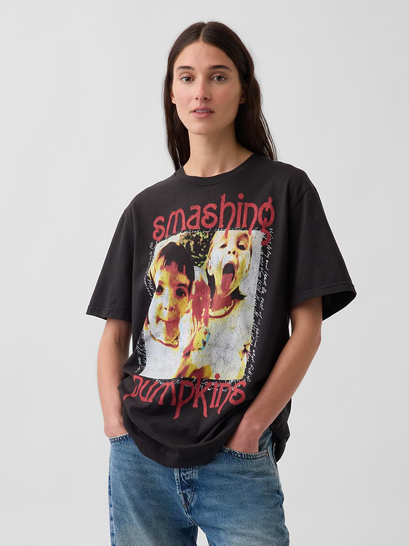 Smashing Pumpkins Relaxed Graphic T-Shirt