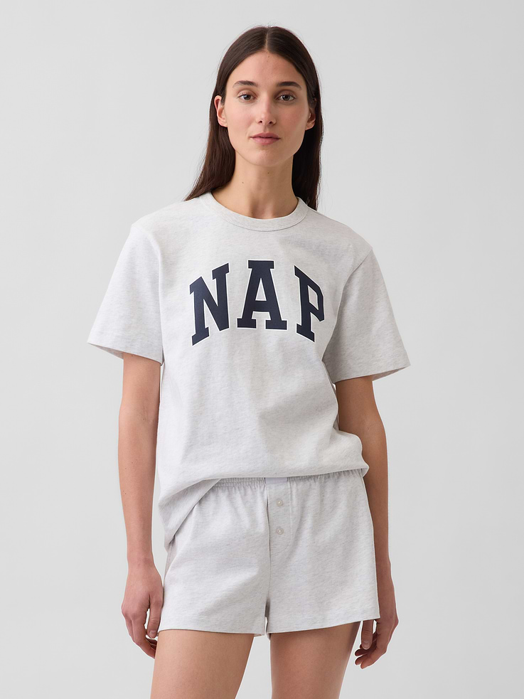 Image number 1 showing, NAP Logo Oversized PJ T-Shirt