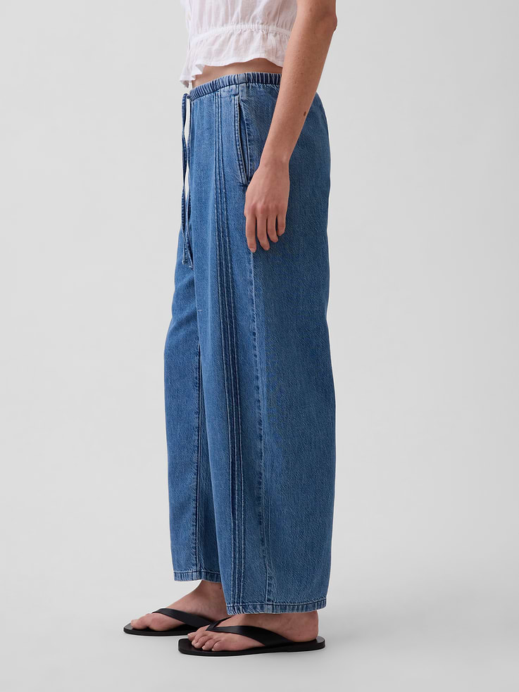 Image number 3 showing, Mid Rise UltraSoft Easy Barrel Jeans