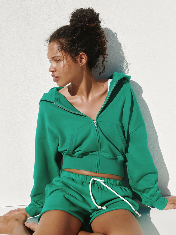 VintageSoft Terry Zip Hoodie