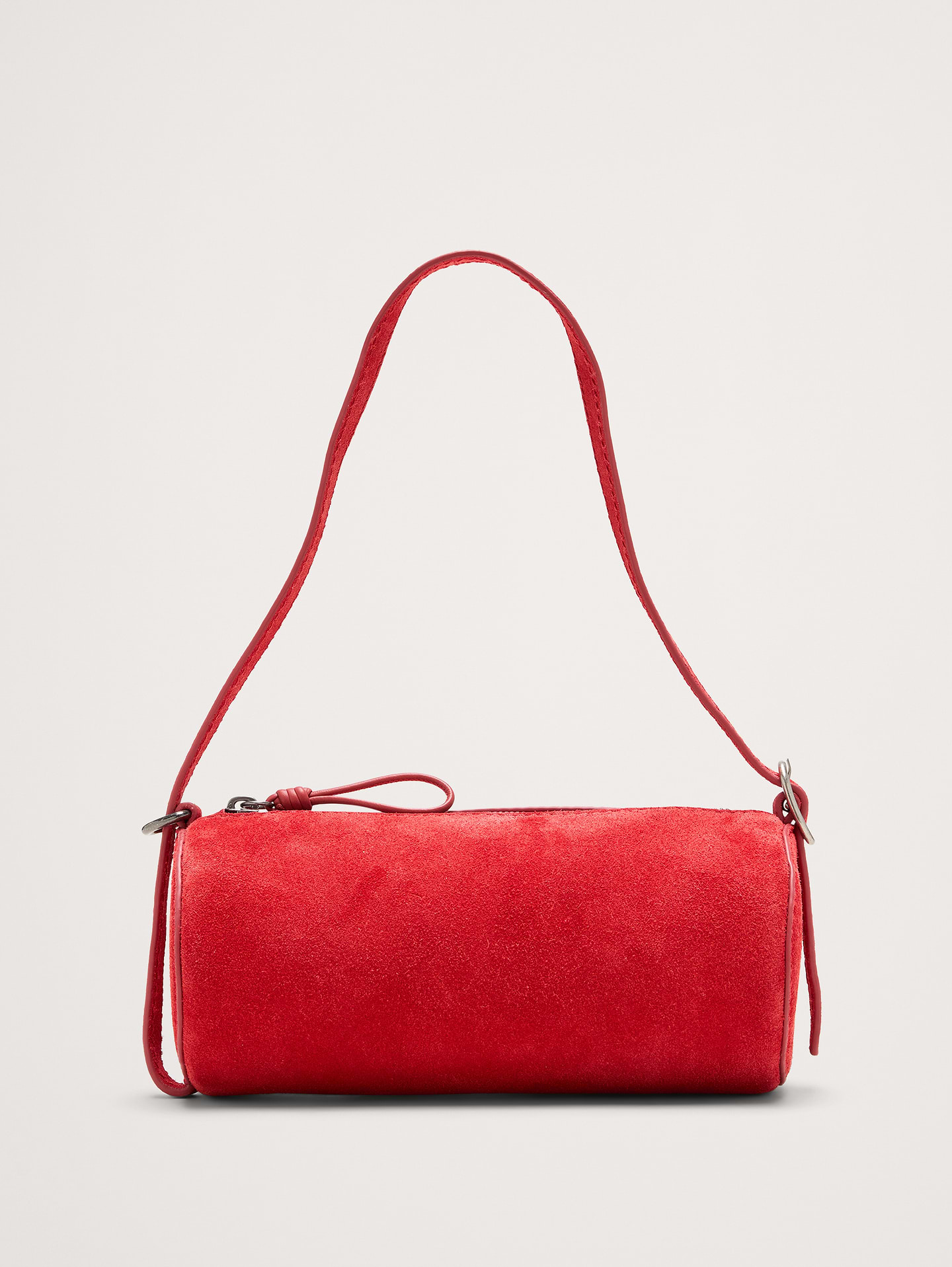 Image number 1 showing, Leather Barrel Bag