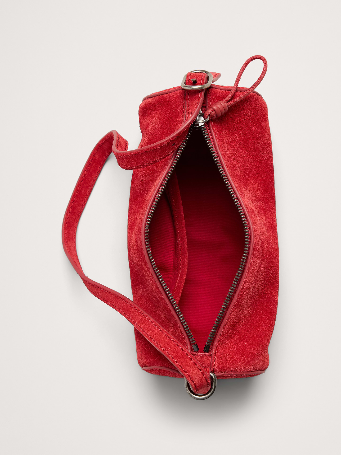 Image number 5 showing, Leather Barrel Bag
