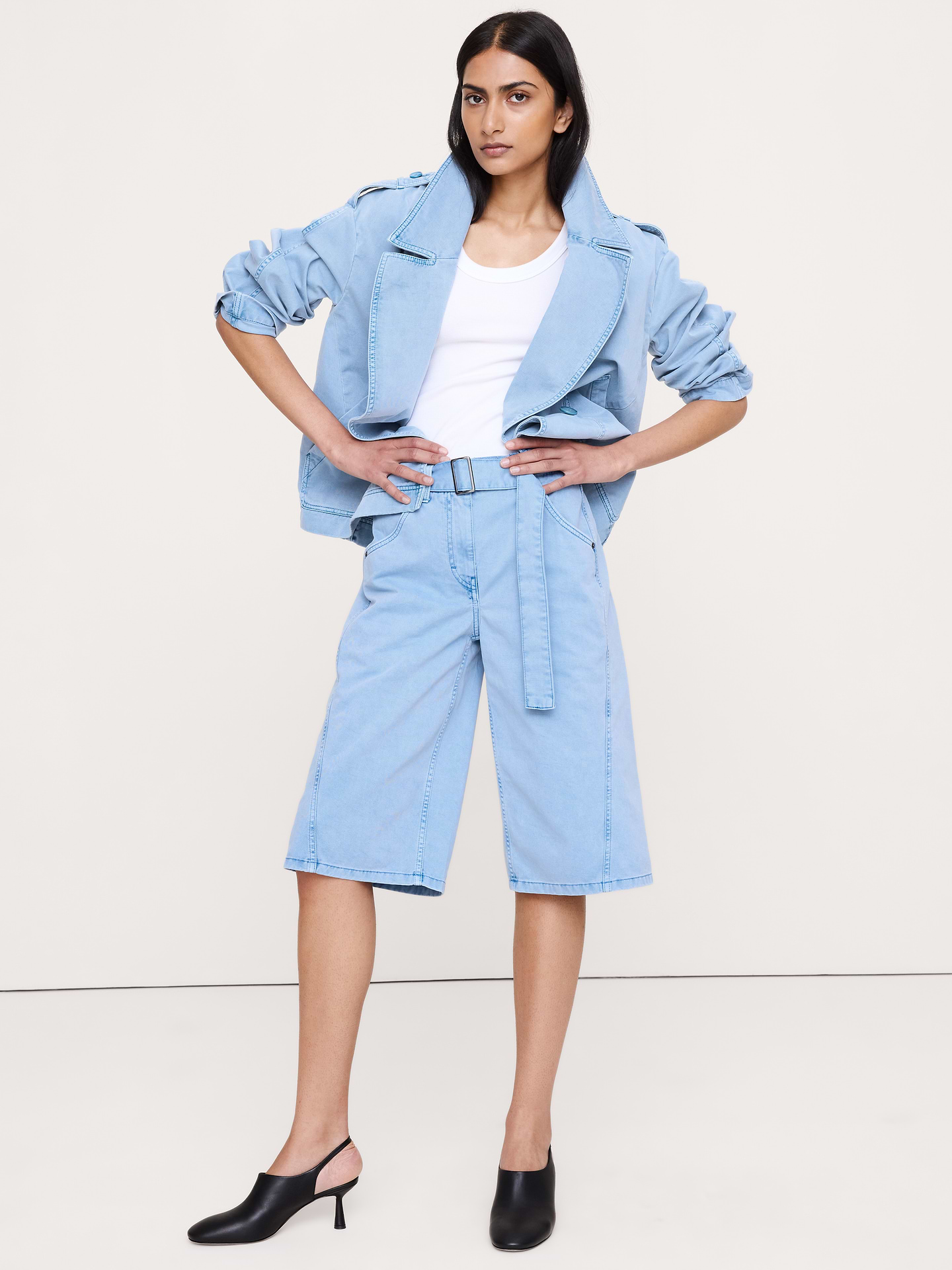 Image number 6 showing, 16" Cotton Long Bermuda Short