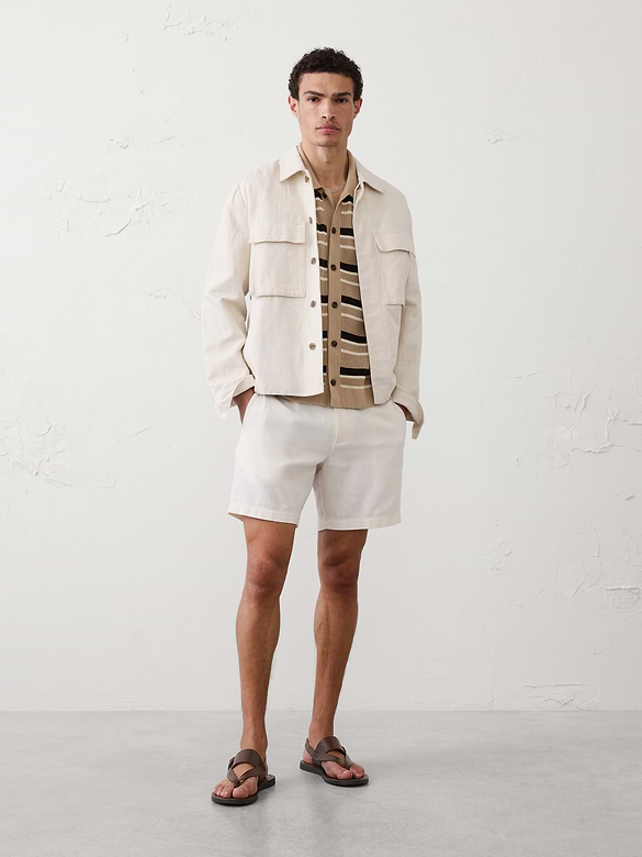 Mesh Sweater Polo