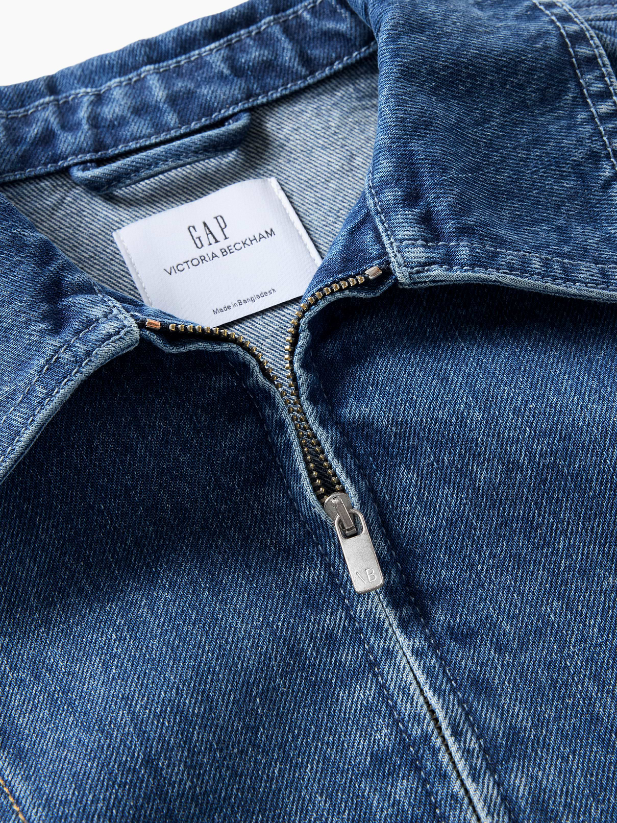 Image number 6 showing, Gap × Victoria Beckham Denim Zip Shirt