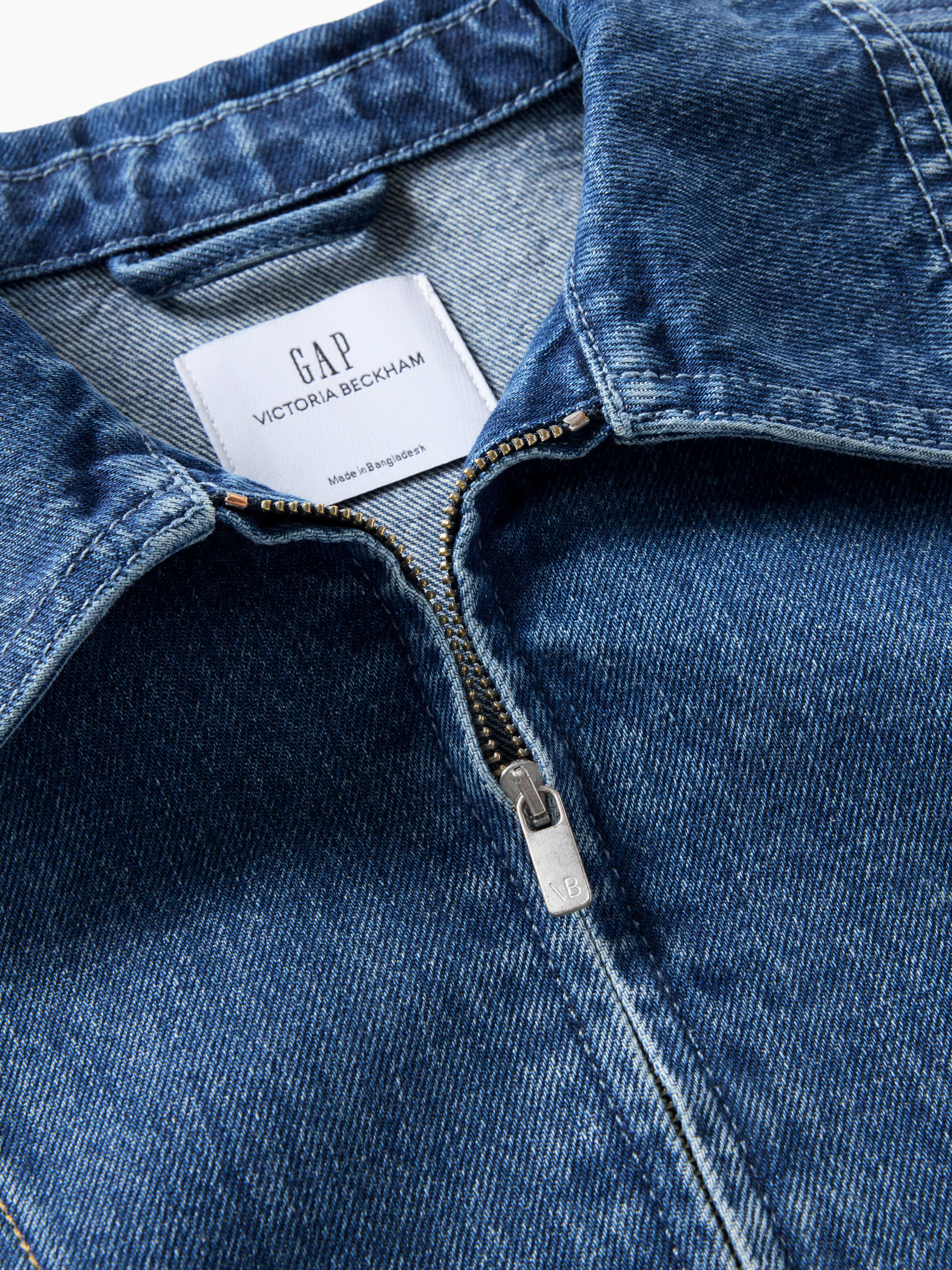 Image number 6 showing, Gap × Victoria Beckham Denim Zip Shirt