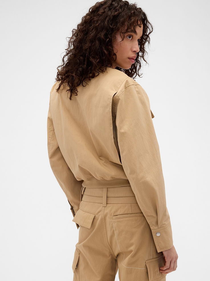 Image number 3 showing, Gap × Victoria Beckham Bomber Jacket