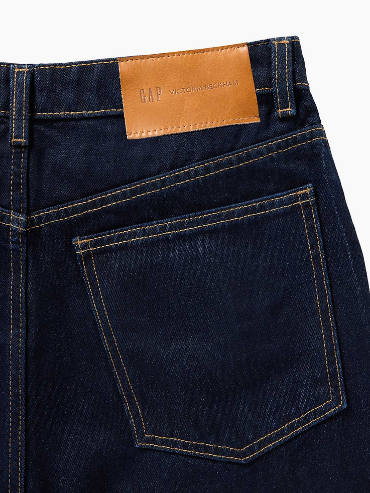 Image 5 of 7, Gap × Victoria Beckham High Rise Straight Jeans