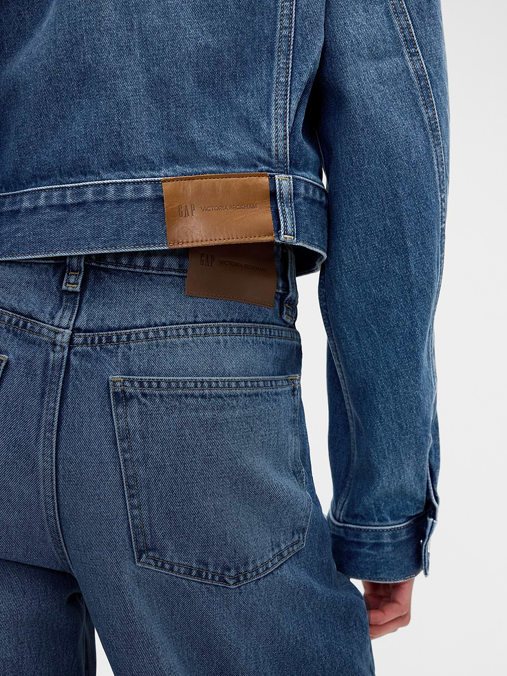 Image 7 of 9, Gap × Victoria Beckham High Rise Arc Jeans