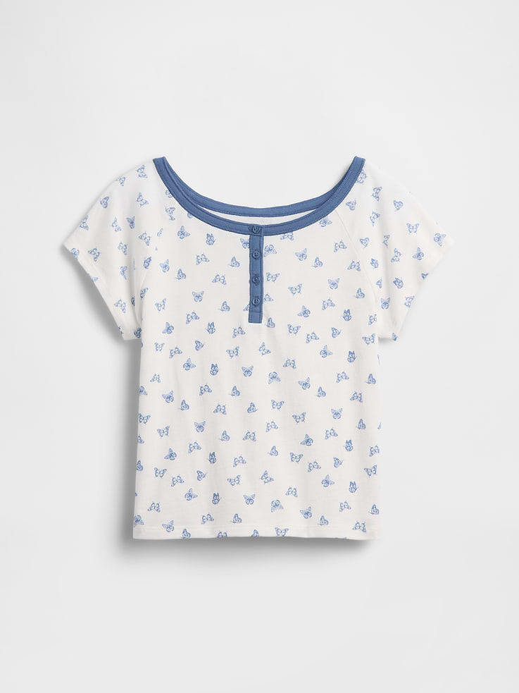 Image number 2 showing, Kids Raglan Henley T-Shirt