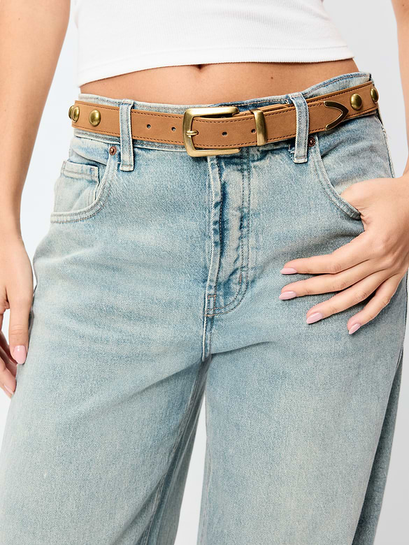 Ceinture cloutée pour femme