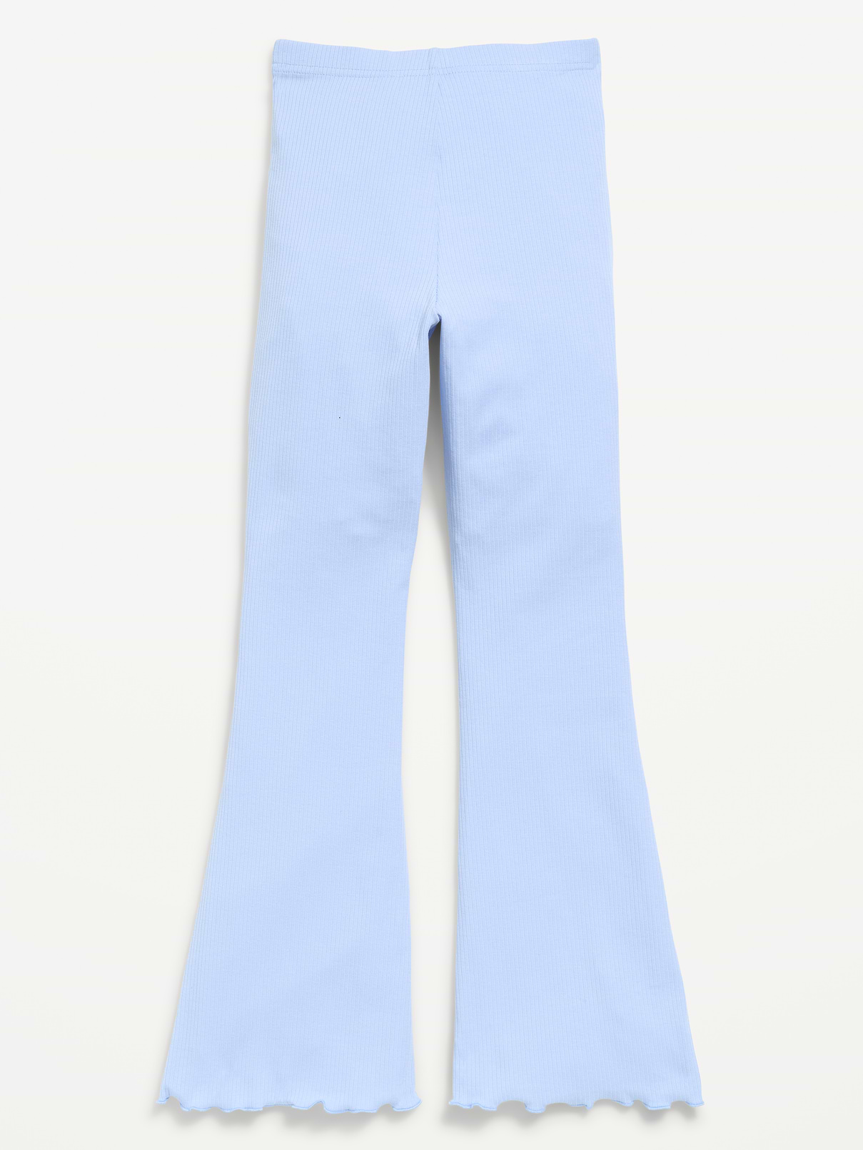 Image number 2 showing, High-Waisted Ribbed Flared Leggings for Girls