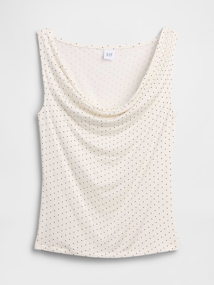 Image 5 of 5, Sleeveless Cowl-Neck Top