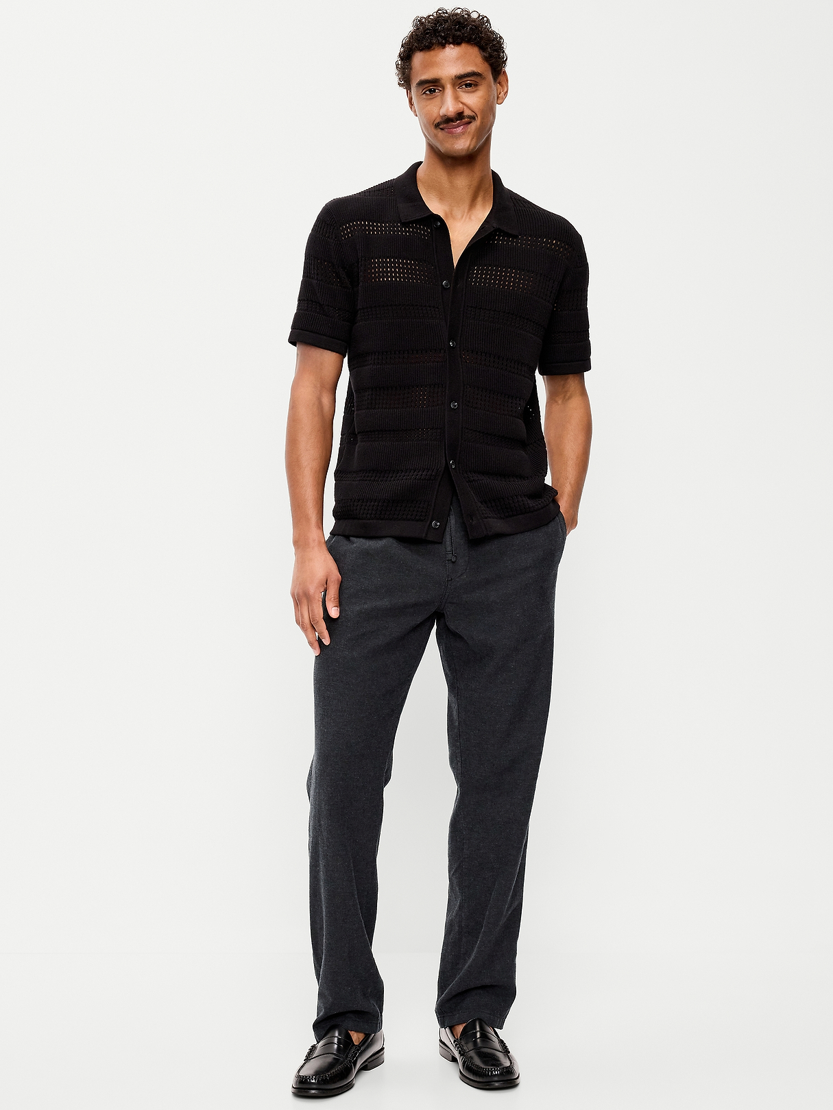90's Straight-Fit Linen-Blend Pants | Old Navy