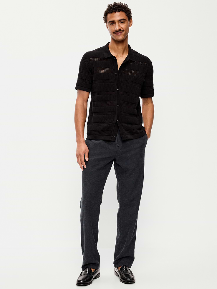 Image number 1 showing, 90's Straight-Fit Linen-Blend Pants