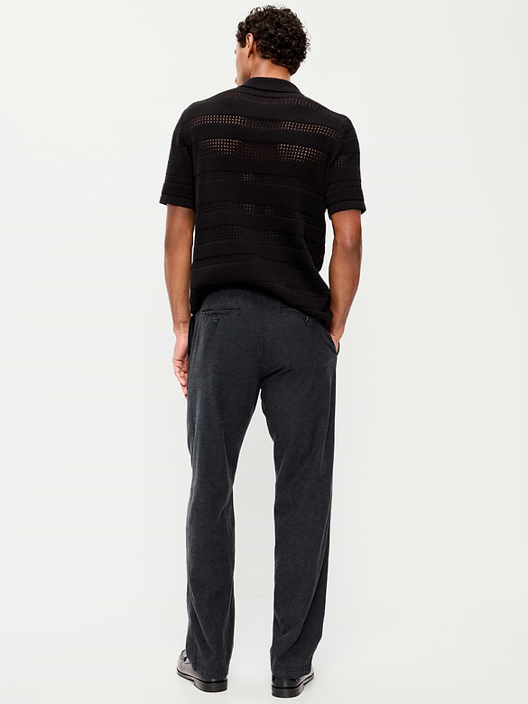 90's Straight-Fit Linen-Blend Pants