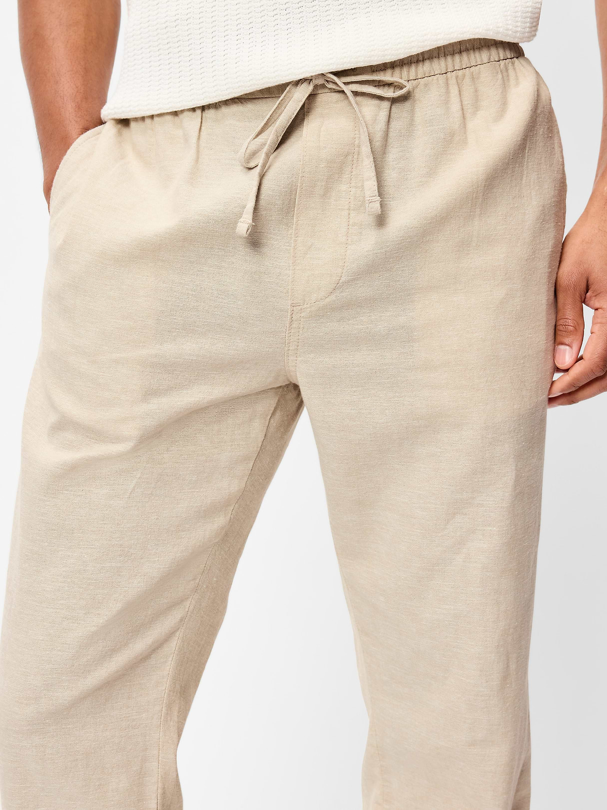 90's Straight-Fit Linen-Blend Pants | Old Navy