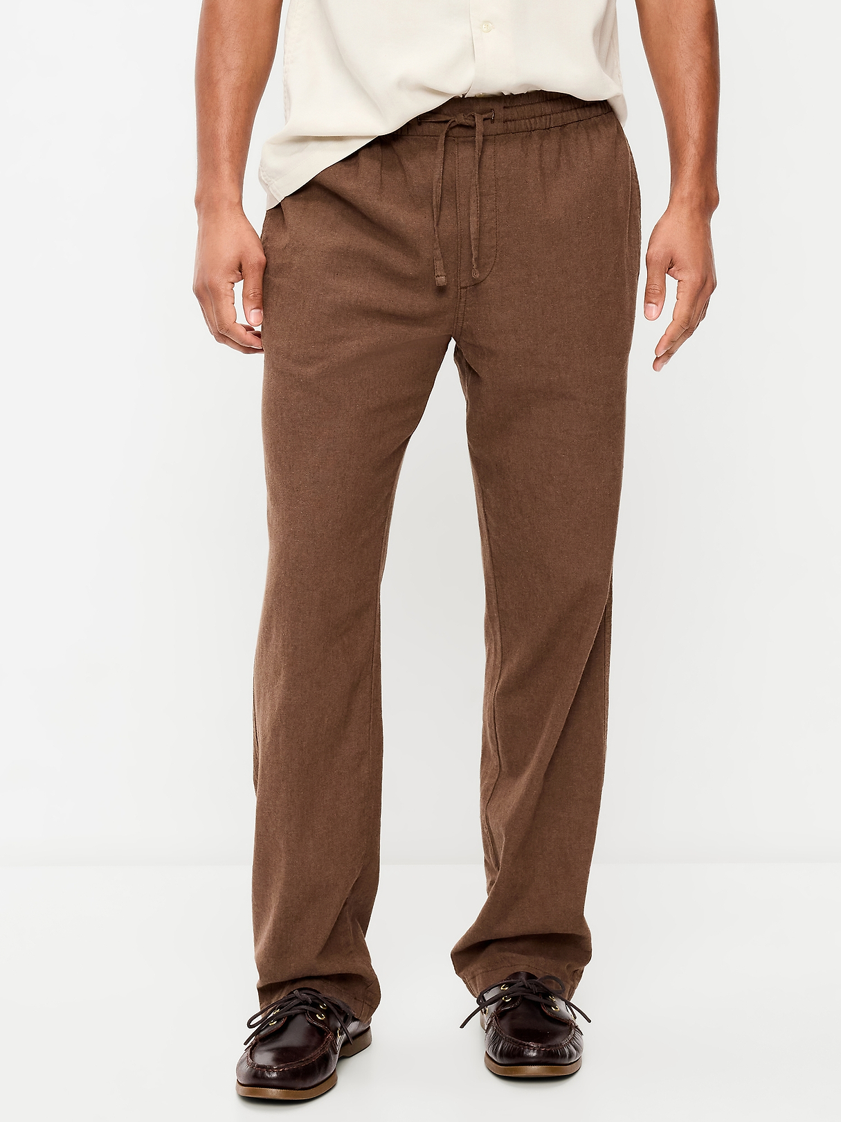 90's Straight-Fit Linen-Blend Pants | Old Navy