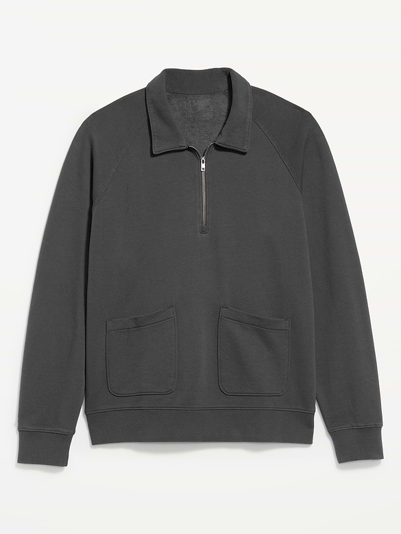 Workwear Collared Fleece Chore Pullover
